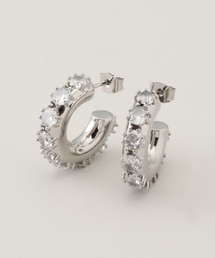 JUSTINE CLENQUET NINA CRYSTAL EARRINGS