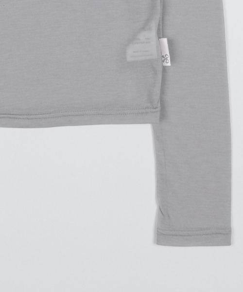 FANCY CLUB(ファンシークラブ)の「A'GEM/9 × .kom 『 FANCY CLUB/ファンシークラブ』 ROSE SHEER LONG SLEEVE/ローズシアーロングスリーブ(Tシャツ/カットソー・レディース・パープル/チャコールグレー/ライトグレー・FREE)」の14枚目の写真