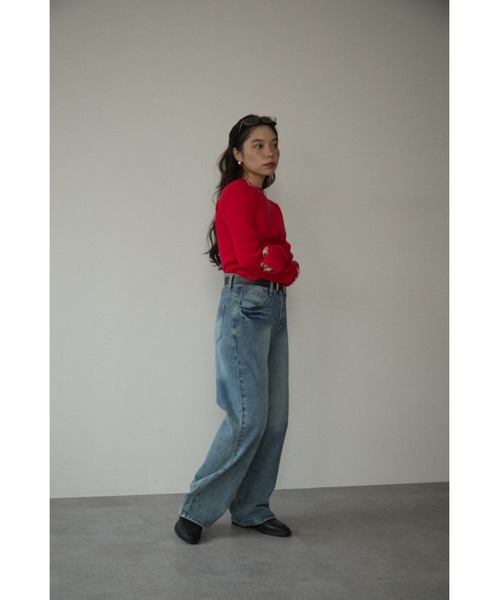 カットアウトリブニットトップス（ニット/セーター）｜DRWCYS