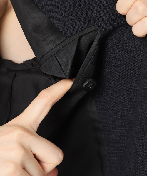 セール】Collarless Big ジャケット（ノーカラージャケット）｜Plage