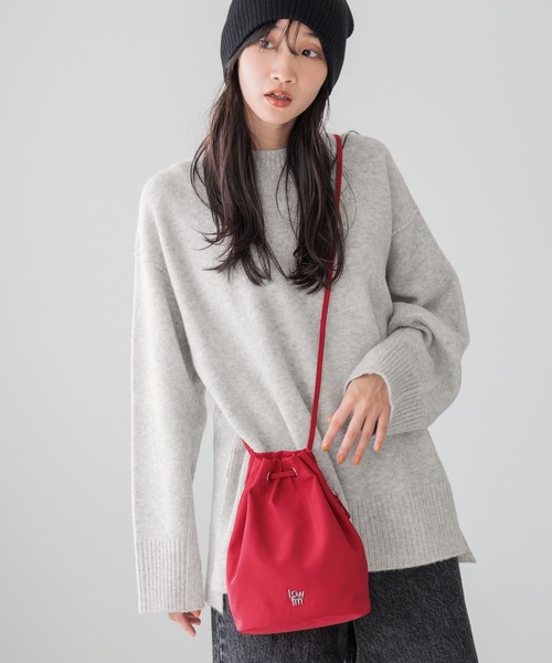 LOWRYS FARM(ローリーズファーム)の「LF2WAYキンチャクBAG 156558(ハンドバッグ・レディース・レッド/ブラック/ブルー・FREE)」の3枚目の写真