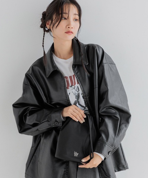 LOWRYS FARM(ローリーズファーム)の「LF2WAYキンチャクBAG 156558(ハンドバッグ・レディース・レッド/ブラック/ブルー・FREE)」の2枚目の写真