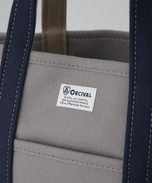 ORCIVAL（オーシバル）の「ORCIVAL/HEAVY MELTON TOTE BAG SMALL（トートバッグ・レディース・その他1/その他2・FREE）」の8枚目の写真