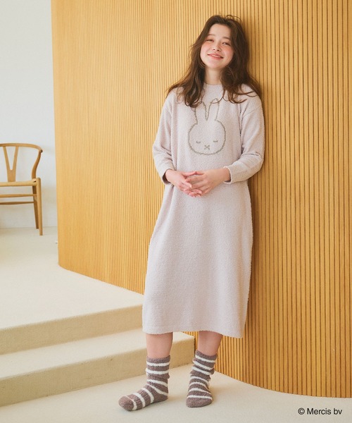 セール】【miffy/ミッフィー】もこもこルームウェアワンピース◇2025AW