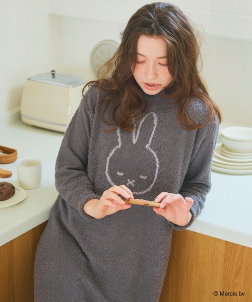 セール】【miffy/ミッフィー】もこもこルームウェアワンピース◇2025AW