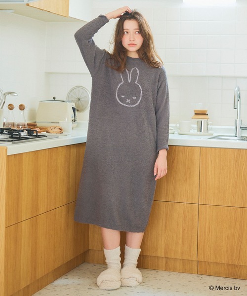 セール】【miffy/ミッフィー】もこもこルームウェアワンピース◇2025AW