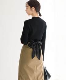 Andemiu(アンデミュウ)のサテンビスチェニット159346(ニット/セーター)