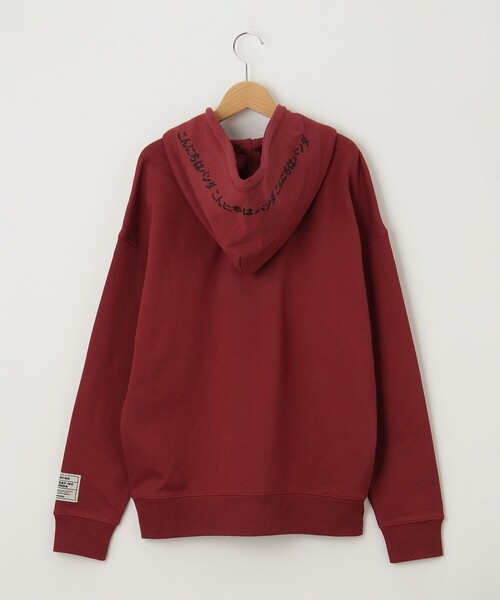 &Bridge(アンドブリッジ)の「HIPANDA(ハイパンダ) HIPANDA忍者プリントトパーカー(パーカー・メンズ・ブラック/レッド系1・02/01/03/04/05)」の4枚目の写真