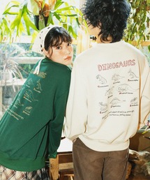 みんなのきょうりゅうずかん刺しゅうプルオーバー/ユニセックス