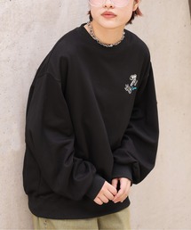 みんなのきょうりゅうずかん刺しゅうプルオーバー/ユニセックス