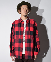 ALDIES | John Wide Shirts ワイドシルエット ネルシャツ(シャツ/ブラウス)