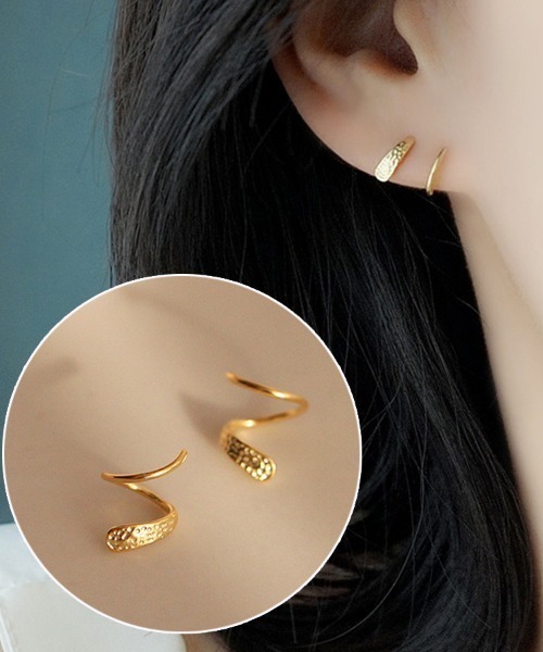 セール】デザインコイルピアス（ピアス（両耳用））｜Coo+i