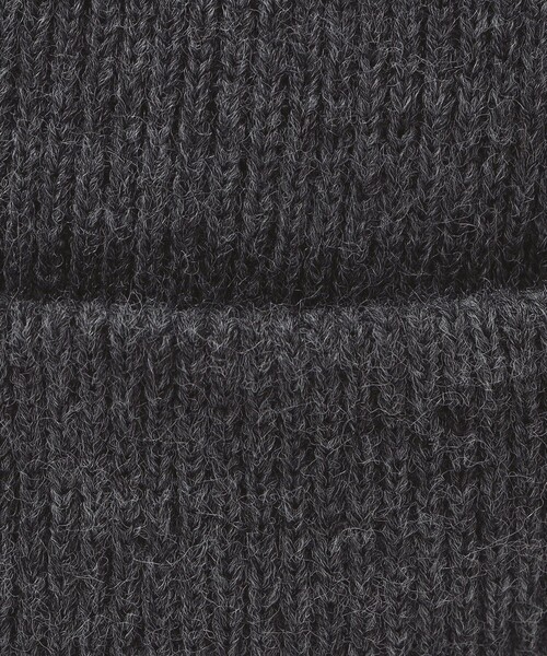 SHIPS（シップス）の「SHIPS: スーパー ストレッチ クラシック ビーニー（ニットキャップ/ビーニー・メンズ・ダークグレー/ブラック・ONE SIZE）」の4枚目の写真