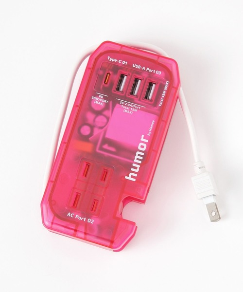 niko and...(ニコアンド)の「【humor】handy Plus AC(スマホグッズ・レディース・ブルー/ピンク/イエロー・0)」の1枚目の写真