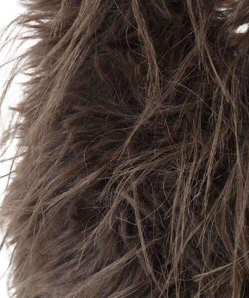 CRAFT STANDARD BOUTIQUE（クラフトスタンダードブティック）の「リングハンドルフェイクファーバッグ（ハンドバッグ・レディース・ホワイト/ダークブラウン・FREE）」の16枚目の写真