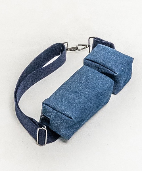 masterkey（マスターキー）の「mko12434- デニムヘルメットバッグ＋ウエストポーチ　フルセット（トートバッグ・メンズ・ブルー・FREE）」の3枚目の写真