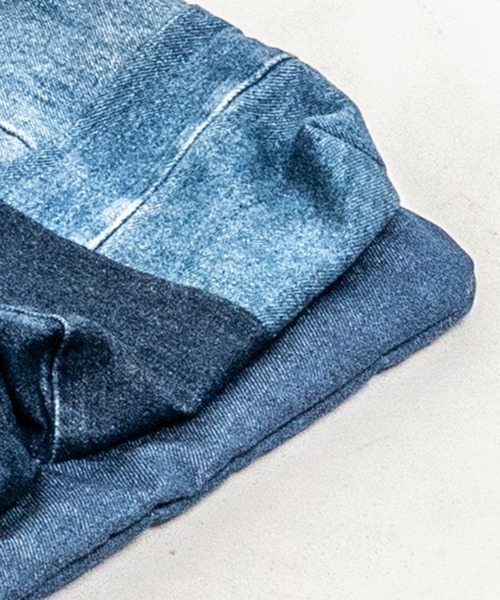 masterkey（マスターキー）の「mko12434- デニムヘルメットバッグ＋ウエストポーチ　フルセット（トートバッグ・メンズ・ブルー・FREE）」の8枚目の写真