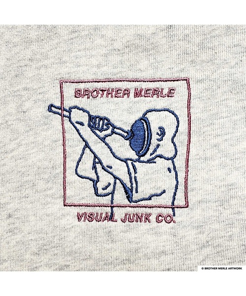 BROTHER MERLE（ブラザー マール）の「RIVER SIDE CULTURE/Brother Merle(ブラザーマール) FINGER BORD プルパーカー KIDS (M4)（パーカー・キッズ・チャコールグレー/オートミール・LARGE/MEDIUM/SMALL）」の14枚目の写真