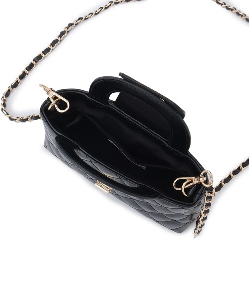 OPAQUE.CLIP（オペークドットクリップ）の「◆【2WAY】ダイヤキルティングデザインチェーンショルダーバッグ（ショルダーバッグ・レディース・ボルドー/シルバー/アイボリー系5/ブラック系5・00）」の11枚目の写真