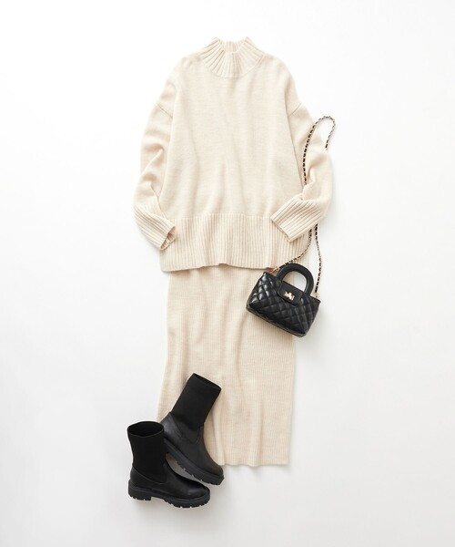 OPAQUE.CLIP（オペークドットクリップ）の「◆【2WAY】ダイヤキルティングデザインチェーンショルダーバッグ（ショルダーバッグ・レディース・ボルドー/シルバー/アイボリー系5/ブラック系5・00）」の17枚目の写真