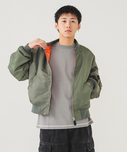 BEAMS（ビームス）の「ステッチ クルーネック Tシャツ（Tシャツ/カットソー・メンズ・グレー/クリーム/ピンク・S/M/L/XL）」の6枚目の写真