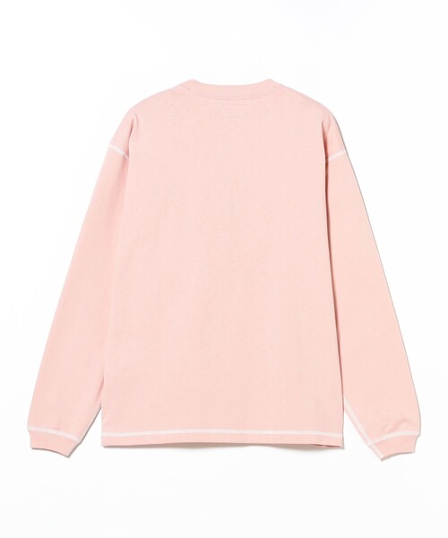 BEAMS（ビームス）の「ステッチ クルーネック Tシャツ（Tシャツ/カットソー・メンズ・グレー/クリーム/ピンク・S/M/L/XL）」の10枚目の写真