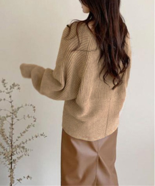 セール】フロントクロスニットトップス（ニット/セーター）｜spiritoso