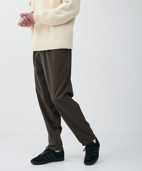 ADAM ET ROPE'（アダムエロペ）の「【mens】【セットアップ対応】メランジカルゼスリムテーパード（スラックス・メンズ・チャコールグレー/ダークブラウン/グレー・L/LL/M）」の6枚目の写真