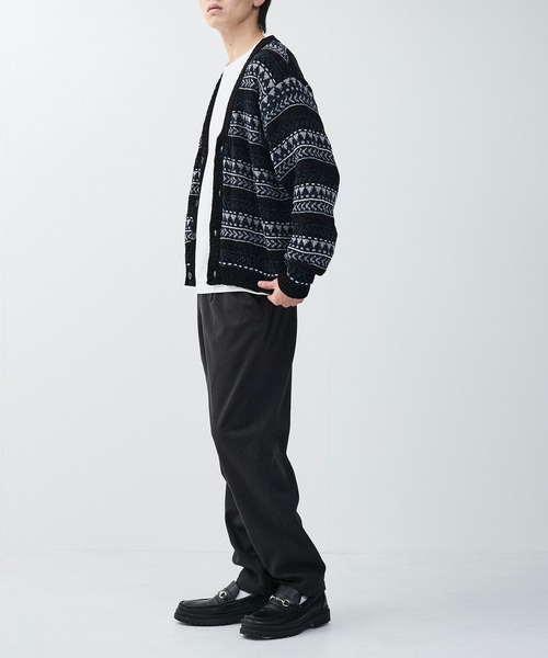 ADAM ET ROPE'（アダムエロペ）の「【mens】【セットアップ対応】メランジカルゼスリムテーパード（スラックス・メンズ・チャコールグレー/ダークブラウン/グレー・L/LL/M）」の14枚目の写真