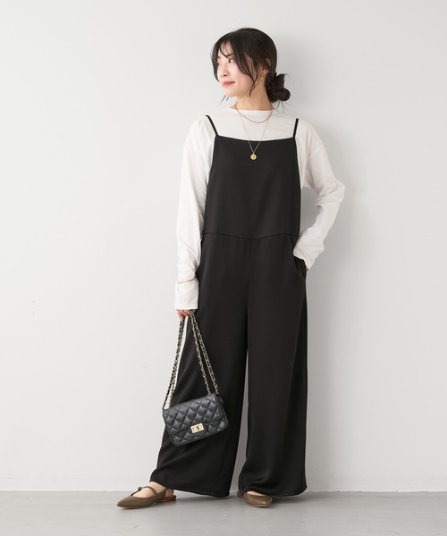 専用☆美品☆セリーヌ☆ベロアオーバーオール☆９５ ABITOKYO サロペット オーバーオール レイヤード風Vネックワイド