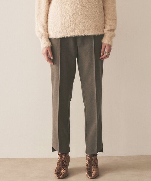 【セール】【セットアップ／ストレッチ】ジャージピンタックテーパードパンツ（その他パンツ）｜cloenc（クロエンス）