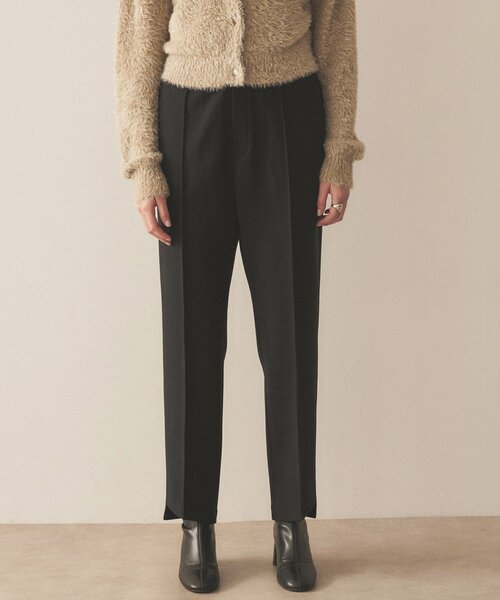 【セール】【セットアップ／ストレッチ】ジャージピンタックテーパードパンツ（その他パンツ）｜cloenc（クロエンス）