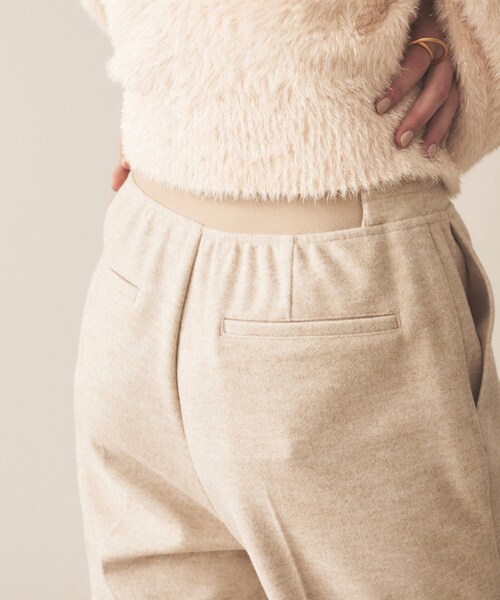 【セール】【セットアップ／ストレッチ】ジャージピンタックテーパードパンツ（その他パンツ）｜cloenc（クロエンス）