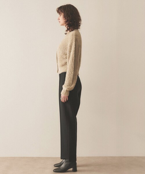 【セール】【セットアップ／ストレッチ】ジャージピンタックテーパードパンツ（その他パンツ）｜cloenc（クロエンス）