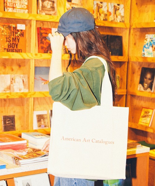 bonjour records（ボンジュールレコーズ）の「【American Art Catalogues/アメリカンアートカタログ】 Book Tote Bag ブックコットンキャンバストートバッグ（トートバッグ・メンズ・キナリ・FREE）」の7枚目の写真