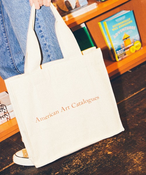 bonjour records（ボンジュールレコーズ）の「【American Art Catalogues/アメリカンアートカタログ】 Book Tote Bag ブックコットンキャンバストートバッグ（トートバッグ・メンズ・キナリ・FREE）」の13枚目の写真
