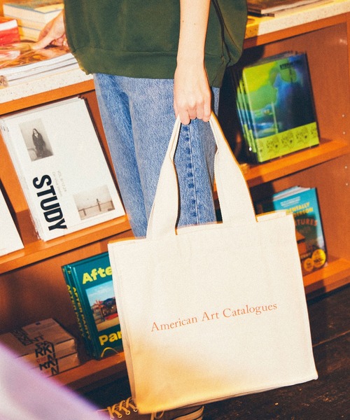 bonjour records（ボンジュールレコーズ）の「【American Art Catalogues/アメリカンアートカタログ】 Book Tote Bag ブックコットンキャンバストートバッグ（トートバッグ・メンズ・キナリ・FREE）」の14枚目の写真