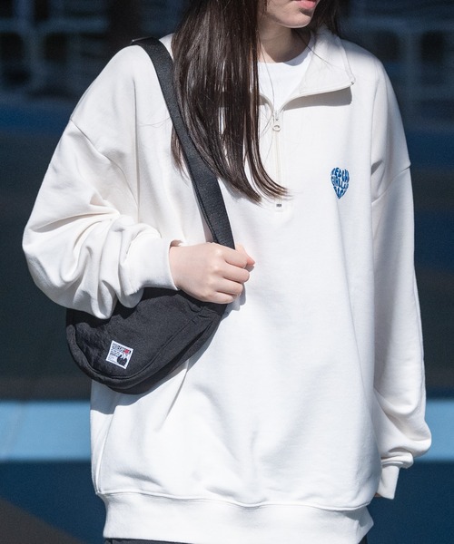 Red Cap Girl（レッドキャプガール）の「RED CAP GIRL/レッドキャップガールRCG　ピス付き　ミニショルダーバッグ（ショルダーバッグ・レディース・アイボリー/ブラック/ネイビー・ONE SIZE）」の8枚目の写真