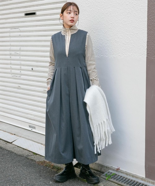 KBF（ケイビーエフ）の「タートルホックボーダートップス（Tシャツ/カットソー・レディース・ブラック系その他/ブルー系その他/レッド系その他・ONE）」の7枚目の写真