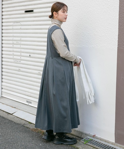 KBF（ケイビーエフ）の「タートルホックボーダートップス（Tシャツ/カットソー・レディース・ブラック系その他/ブルー系その他/レッド系その他・ONE）」の8枚目の写真