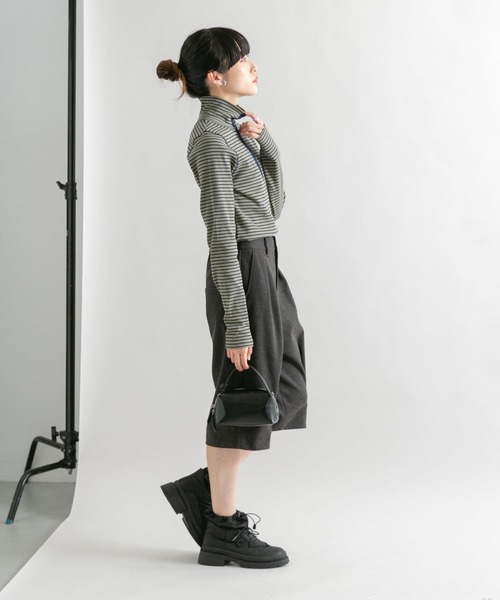 KBF（ケイビーエフ）の「タートルホックボーダートップス（Tシャツ/カットソー・レディース・ブラック系その他/ブルー系その他/レッド系その他・ONE）」の15枚目の写真