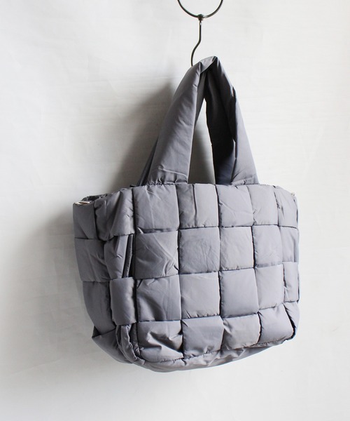 ground green store（グラウンドグリーンストア）の「ground green store / 編み込みデザインバッグ（ショルダーバッグ・レディース・グレー/ブラック/ライトグレー・FREE）」の13枚目の写真