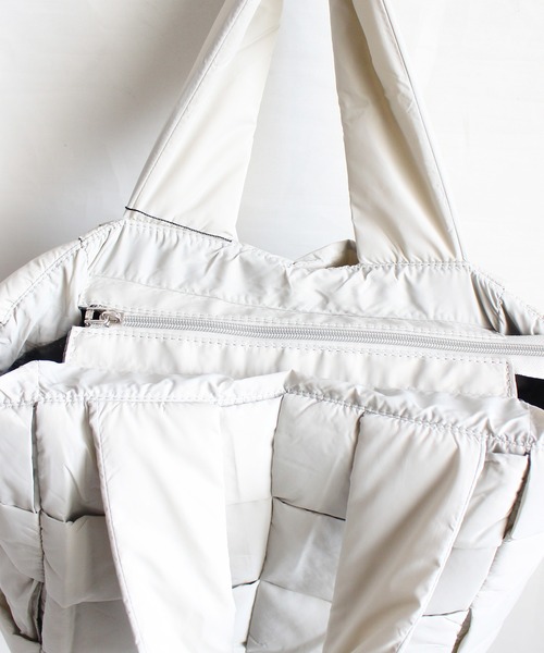 ground green store（グラウンドグリーンストア）の「ground green store / 編み込みデザインバッグ（ショルダーバッグ・レディース・グレー/ブラック/ライトグレー・FREE）」の22枚目の写真