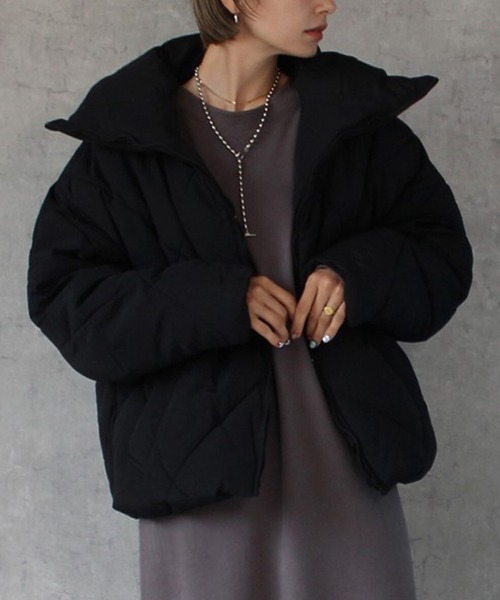 ダイヤキルトフェイクダウンジャケット（ダウンジャケット/コート）｜Emma（SELECT LEVERY）（エマ セレクトリベリー）