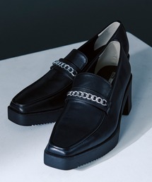 Ellno Loset | チェーンツキヒールローファー(ローファー)