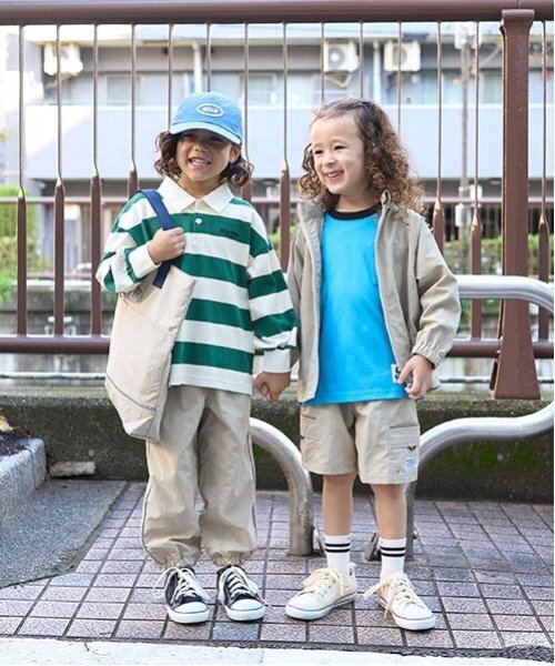 b・ROOM(ビールーム)の「【撥水加工】クライミングパンツ(その他パンツ・キッズ・パープル/ライトピンク/ブラック/ブルー系その他2/ライトカーキ/シルバーグレー/ベージュ/ラベンダー・130cm/120cm/110cm/100cm/140cm)」の17枚目の写真