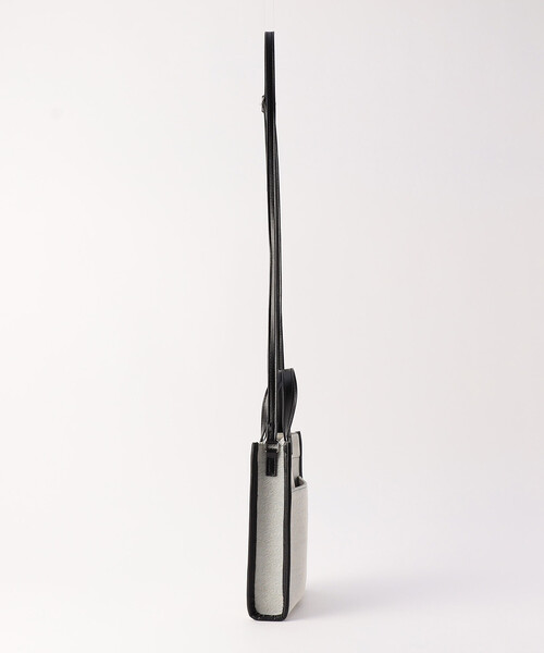 MONO　COMME CA（モノコムサ）の「キャンバスミニショルダー（ショルダーバッグ・レディース・ブラック/グレー・FREE）」の9枚目の写真