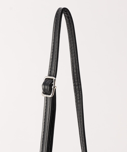 MONO　COMME CA（モノコムサ）の「キャンバスミニショルダー（ショルダーバッグ・レディース・ブラック/グレー・FREE）」の12枚目の写真