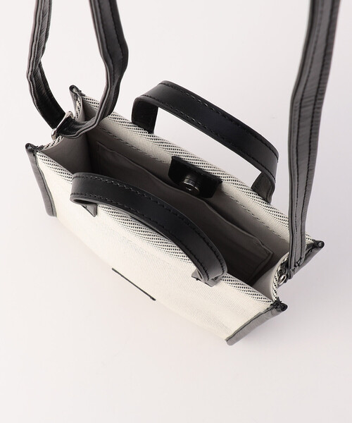 MONO　COMME CA（モノコムサ）の「キャンバスミニショルダー（ショルダーバッグ・レディース・ブラック/グレー・FREE）」の15枚目の写真