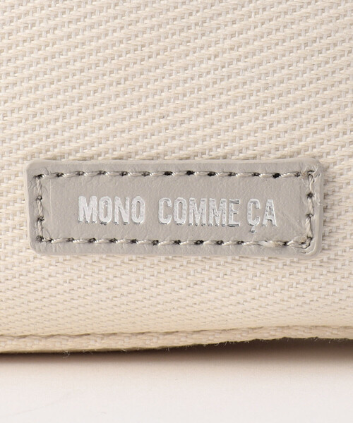 MONO　COMME CA（モノコムサ）の「キャンバスミニショルダー（ショルダーバッグ・レディース・ブラック/グレー・FREE）」の17枚目の写真